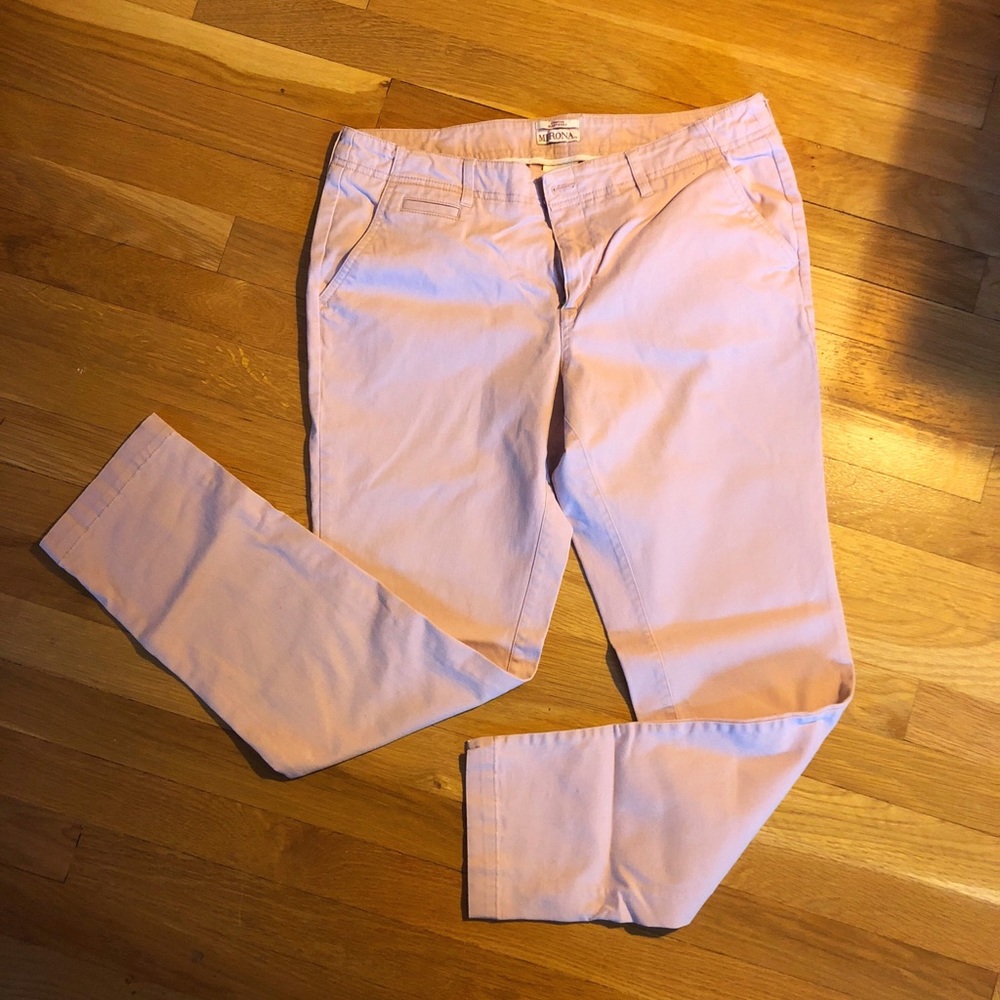 Merona - Pale Pink, Skinny, Stretch, Chino, sz 10